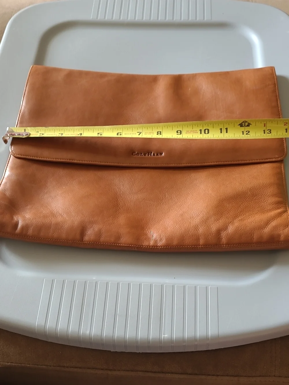 Cole Haan Cognac/Tan Leather Document Holder Bag
